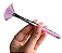 PINCEL LEQUE CRISTAIS ROSA - Imagem 1