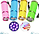MINI LANTERNA ROSA LED UV UNHAS GEL - Imagem 1