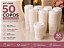 Copos Descartáveis Personalizados Com Tampa para café 180ml | Kit 20 ou 50 Unidades - Imagem 3