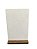 PLACA ACRILICO BRANCO 10X15CM  BRANCO COM BASE AMADEIRADA - Imagem 1