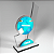 TROFÉU SUBLIMADOR ACRILICO + MDF 3MM BASE 6MM TS-3 - Imagem 2