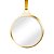 ENFEITE BOLA OURO C/ACRILICO CRISTAL DTF UV-SUBLIMAÇÃO - Imagem 1