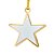 ENFEITE ESTRELA OURO C/MDF SUBLIMAÇÃO 3MM UN - Imagem 1