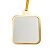 ENFEITE QUADRADO OURO C/MDF SUBLIMAÇÃO 3MM UN - Imagem 1