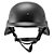 Capacete Militar Preto Rossi em ABS - Imagem 2