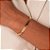 Pulseira fita lisa dourado - Imagem 1