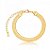Pulseira fita lisa dourado - Imagem 2