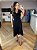 Vestido midi transpassado liso Bianca - Imagem 1