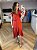 Vestido midi transpassado liso Bianca - Imagem 2