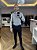 Calça masculina sarja chino slim skinny com elastano - Imagem 11