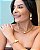 Pulseira cartier luxo com pérola - Folheado a ouro - Imagem 1
