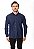 Camisa jeans masculina manga longa sem bolso - Imagem 1