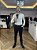Camisa social masculina slim fit fibra de bambu bege - Imagem 2