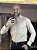 Camisa social masculina slim fit fibra de bambu bege - Imagem 4