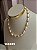 Chocker pérolas dourado - Imagem 1
