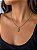Choker riviera letra S bicolor - Imagem 1