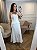 Vestido longo pespontado Sabrina - Imagem 3