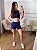 Conjunto shorts e cropped poliamida Suzi - Imagem 1