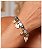 Pulseira inox pingentes bicolor - Imagem 1
