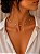 Choker cristais dourado - Imagem 1