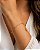 Pulseira aro fina dourado - Imagem 1