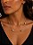 Choker pérola e bola lisa branco - Imagem 1