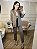 Blazer acinturado pied poule Diana - Imagem 4