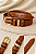 Cinto feminino croco fivela oval - Imagem 2