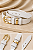Cinto feminino croco fivela oval - Imagem 4