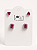 Dupla de brincos crav. pink branco - Imagem 2