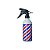 Borrifador Pulverizador De Aluminio Barber Pole Branco - Imagem 1