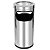 Cinzeiro Lixeira em Aço Inox com Aro Inox 22L - C2 - Imagem 1