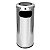 Cinzeiro Lixeira em Aço Inox com Aro Inox 50L - C18 - Imagem 1