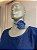 Choker flor  jeans - Imagem 1
