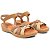 SANDALIAS USAFLEX NAPA COM ELASTICO CARAMELO AF0405 - Imagem 1