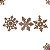 Enfeites Flocos de Neve 30 Unidades - Imagem 2