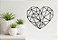 Quadro  Geométrico - Coração - Imagem 1