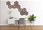 Conjunto de Painéis Decorativos - Hexágonos Modulares - Imagem 3