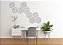 Conjunto de Painéis Decorativos - Hexágonos Modulares - Imagem 5