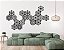 Conjunto de Painéis Decorativos - Hexágonos Modulares - Imagem 2