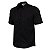 Camisa Masculina Lisa Manga Curta Made in Mato Preta - Imagem 2