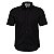Camisa Masculina Lisa Manga Curta Made in Mato Preta - Imagem 1
