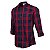 Camisa Masculina Xadrez Manga Longa Made in Mato Vermelha - Imagem 2