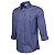 Camisa Masculina Xadrez Manga Longa Made in Mato Azul - Imagem 2