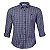 Camisa Masculina Xadrez Manga Longa Made in Mato Azul - Imagem 1