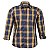 Camisa Masculina Xadrez Manga Longa Made in Mato Amarela - Imagem 1