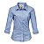 Camisa Feminina Básica Manga Longa Made in Mato Azul Claro - Imagem 1