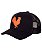 Boné Trucker Made in Mato New Plastisol Orange and Black - Imagem 1