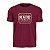 Camiseta Estampada Masculina Made in Mato Silver Badge Bordô - Imagem 1