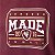 Camiseta Estampada Masculina Made in Mato Silver Badge Bordô - Imagem 3